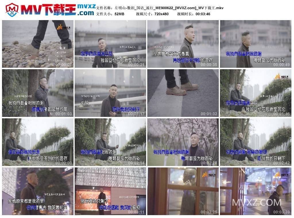 左明山-数泪_国语_流行_ME900622